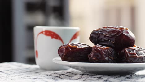dates and a cup of tea