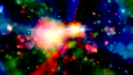 animación de fondo de partículas abstractas de 4k