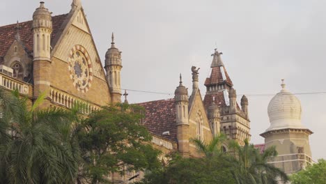 rear of brihanmumbai municipal corporation bmc building in mumbai india