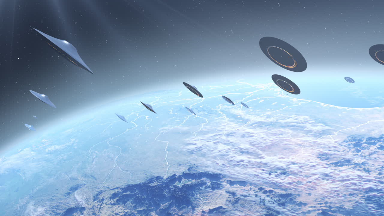 многочисленные нло над землей