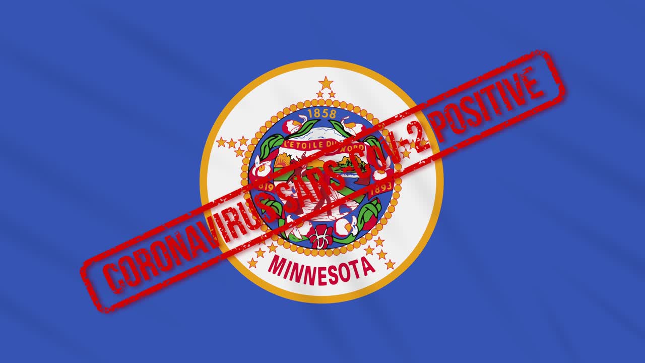 미네소타 주 (minnesota) 의 흔들리는 발은 covid-19에 대한 긍정적 인 반응으로 스프됩니다.