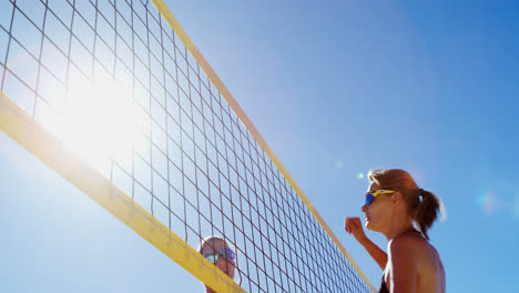 female volleyball players playing volleyball 4k