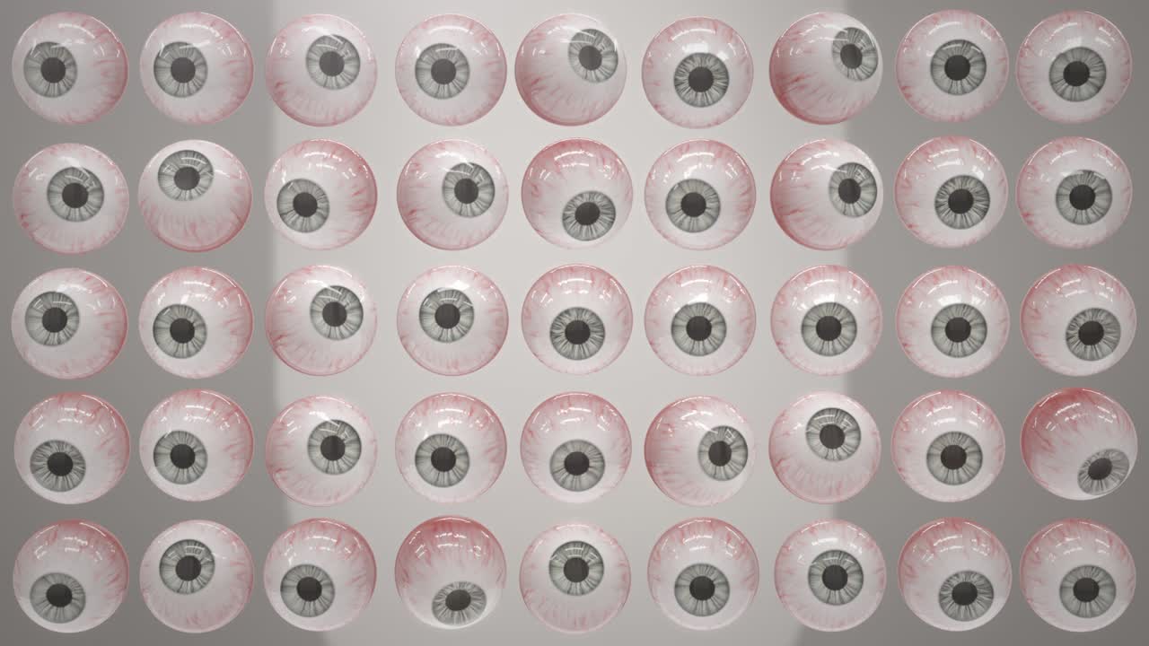 눈, 외계인의 눈알이 관찰하고, 주위를 둘러보며, 공상과학 소설, 판타지.