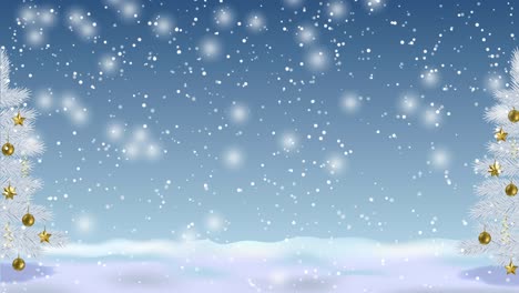 christmas and new year winter holiday seamless animation