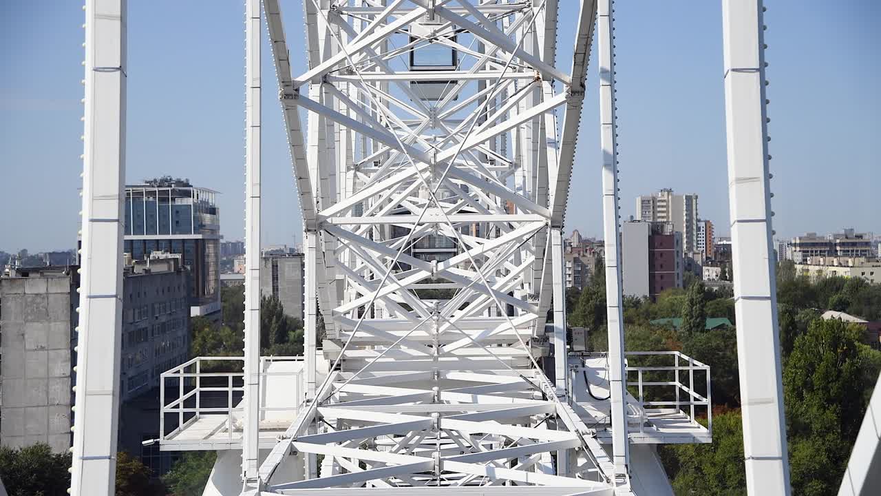 vista de la rueda gigante desde la góndola