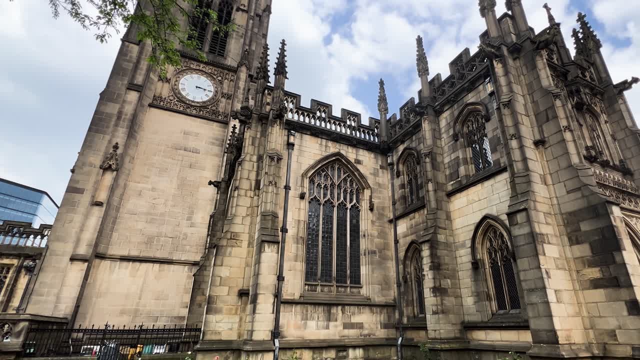 Manchester Cathedral Gothic Architecture Exterior