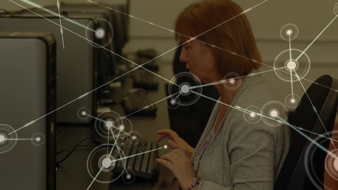 백인 여성에 대한 연결 네트워크의 활성화