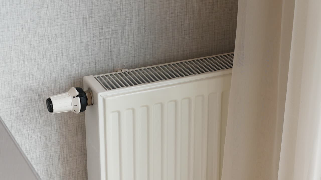 White Radiator in a Room