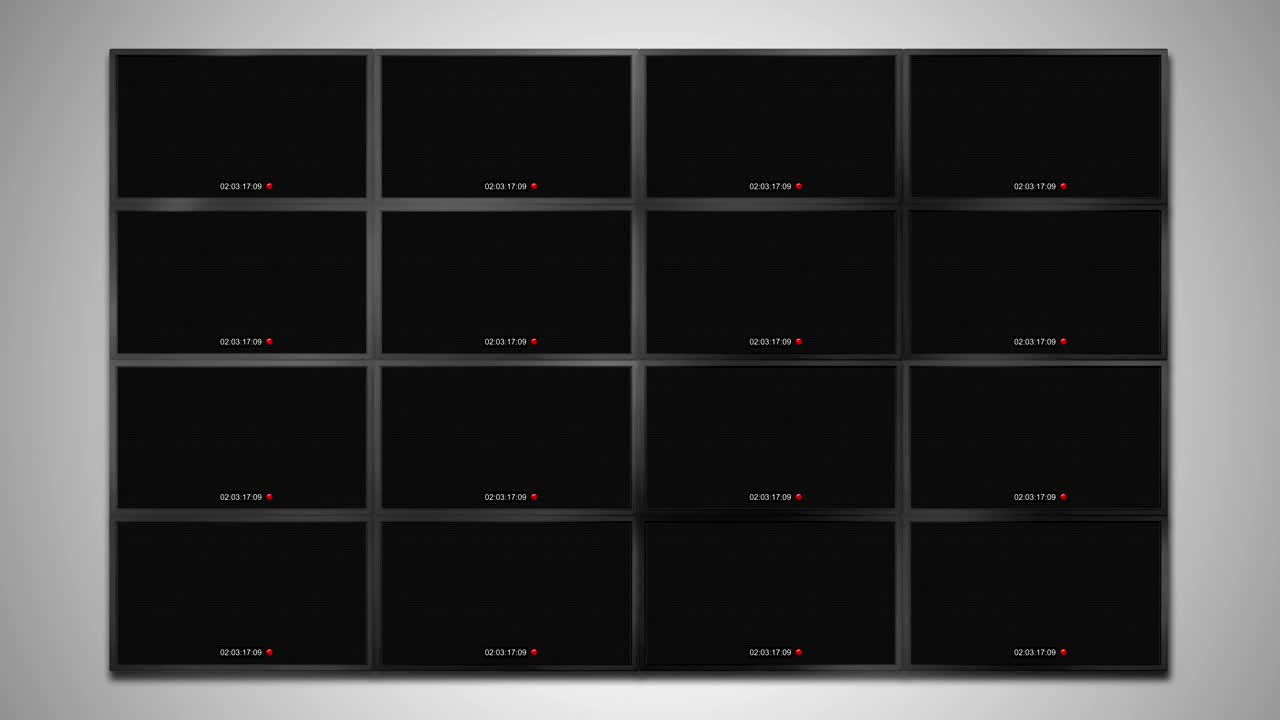 cctv monitor display for video surveillance