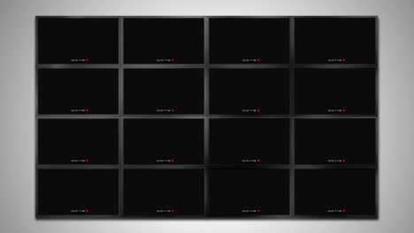 cctv monitor display for video surveillance
