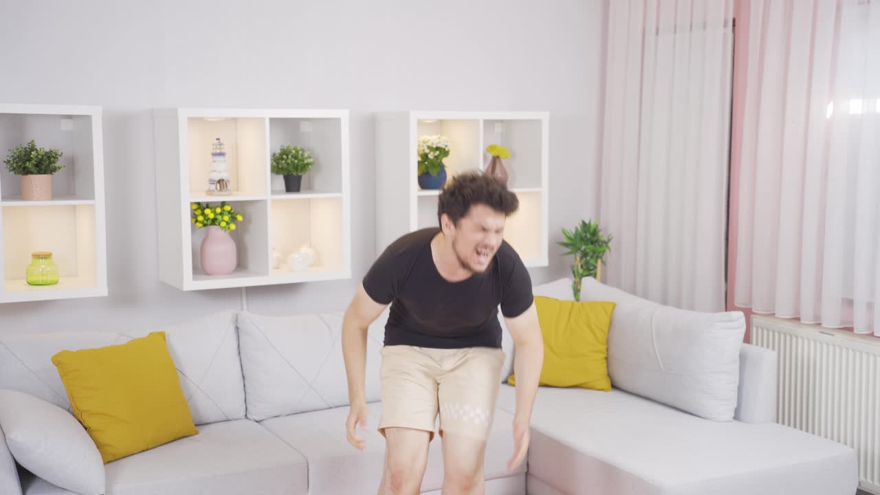 Man With An Ankle Injury.