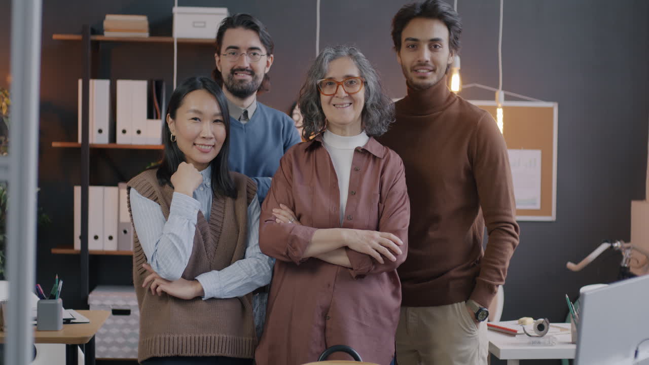 Retrato de un equipo de negocios exitoso