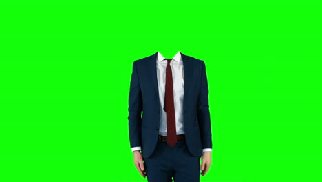 Headless-businessman-gesturing-to-camera