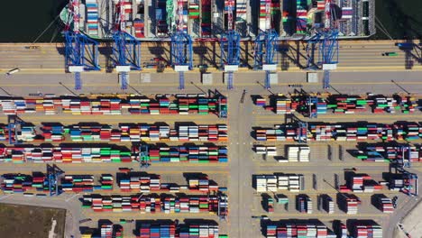 portacontenedores en negocios y logística de exportación e importación