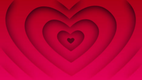 fondo de bucle de corazón animado, imágenes ideales para momentos románticos y para el día de san valentín