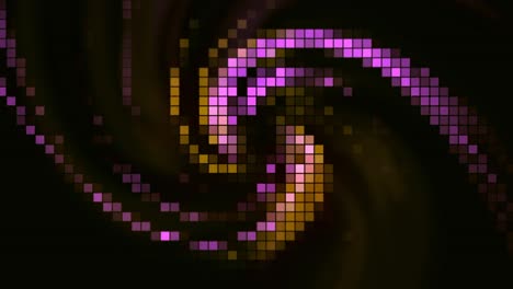 patrón espiral de píxeles abstractos