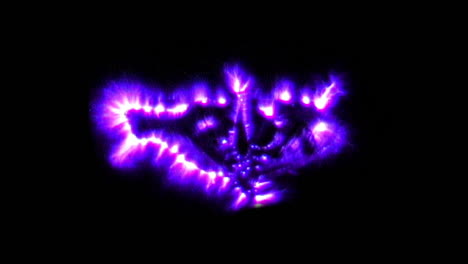 kirlian photography showing electromagnetic discharge of moth