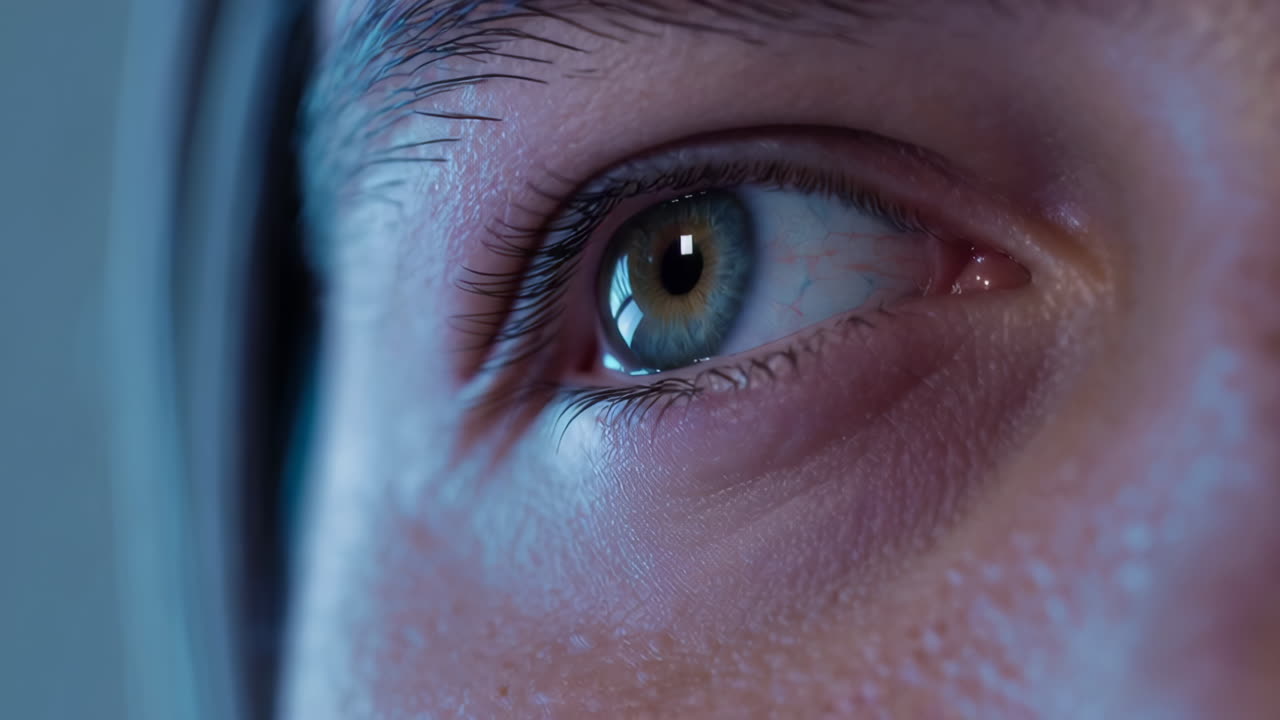 primer plano del ojo de una persona