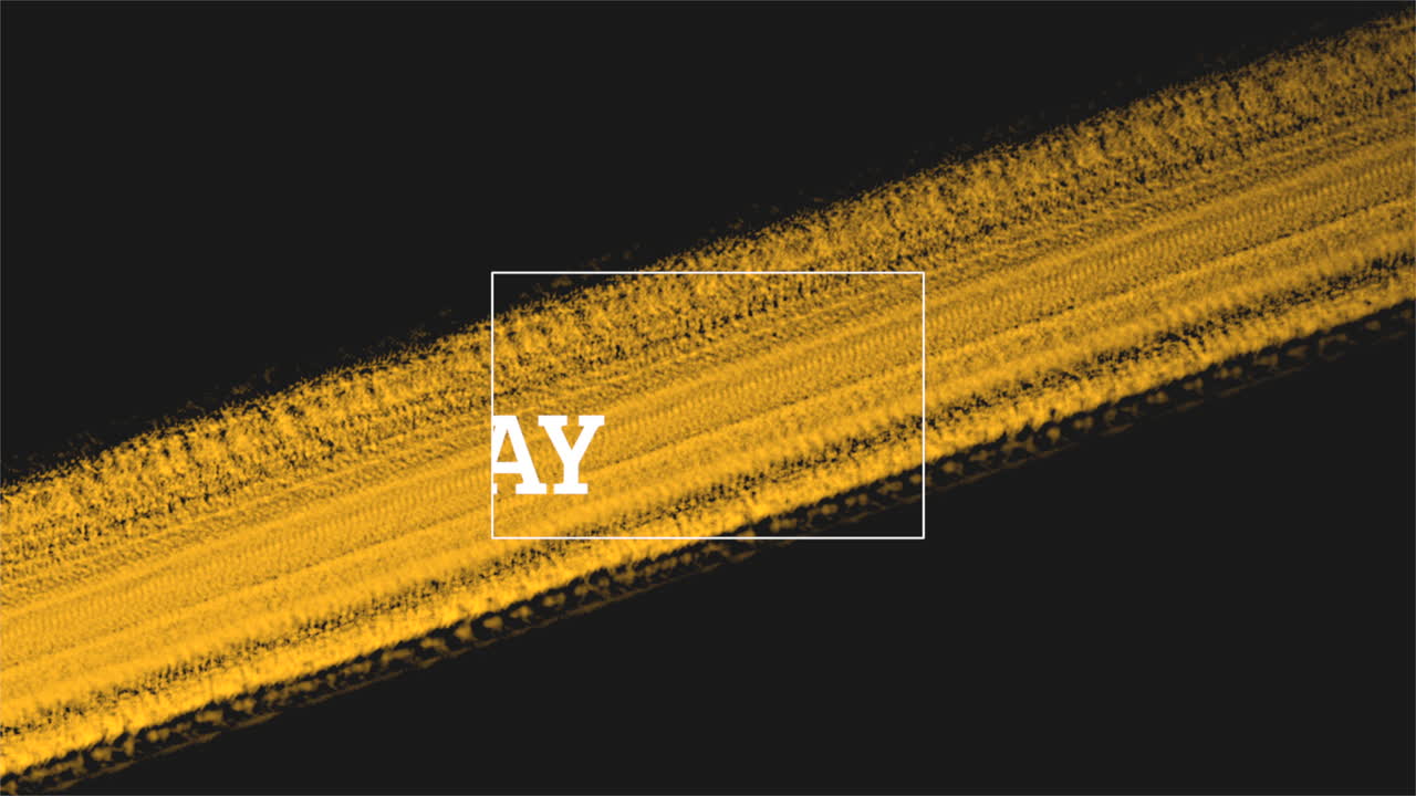 viernes negro con pincel de arte amarillo en degradado negro 2