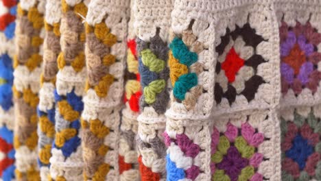 crocheted patchwork blanket