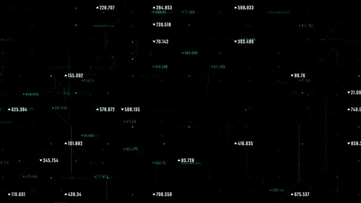Digital market abstract background with commercial data flow.