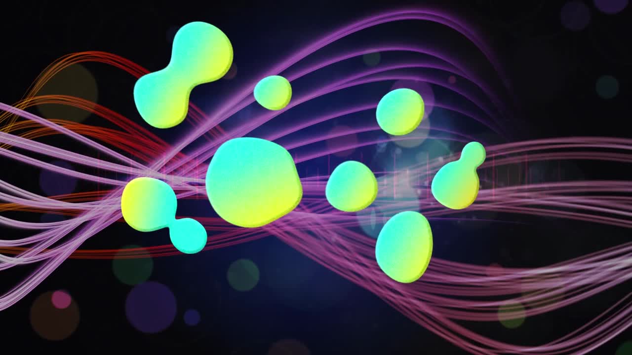 스 위의 빛의 흔적의 애니메이션