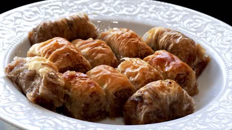 turkish traditional dessert food baklava