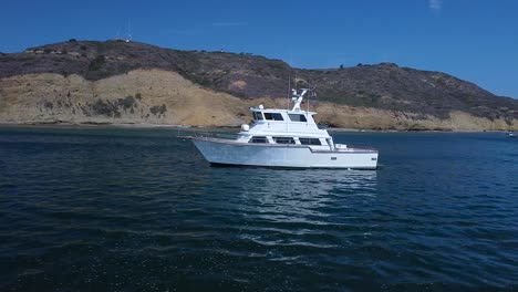 a boat floating in the water