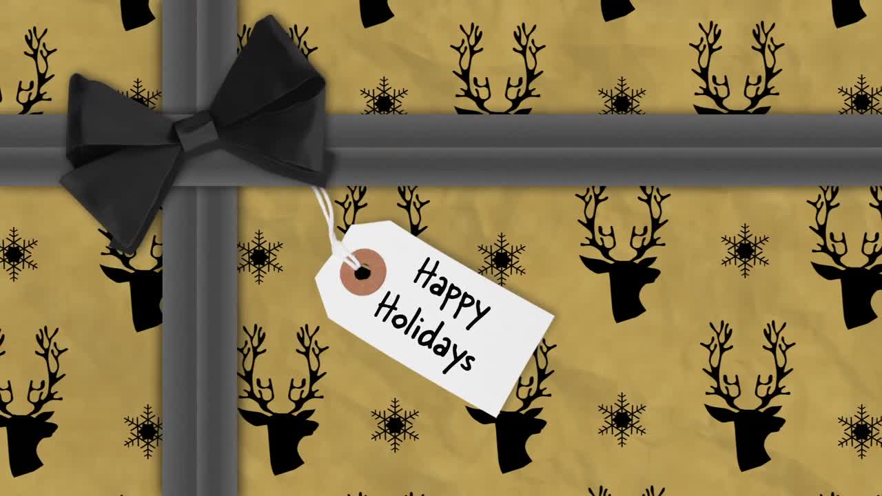 축제 포장 된 크리스마스 선물