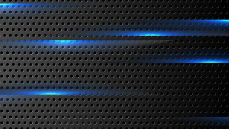 fondo de movimiento tecnológico negro futurista con líneas de neón azul