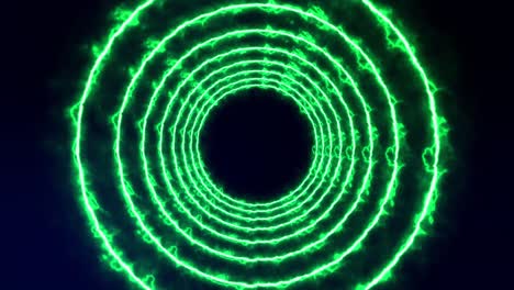animación de túnel de círculo 3d gráficos de movimiento