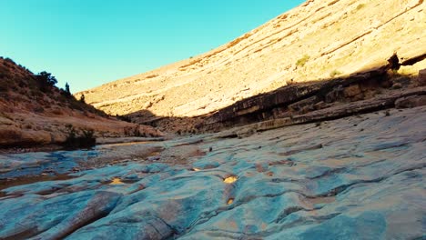 Ein-Fluss-Mitten-In-Der-Sahara,-Algerien,-Biskra