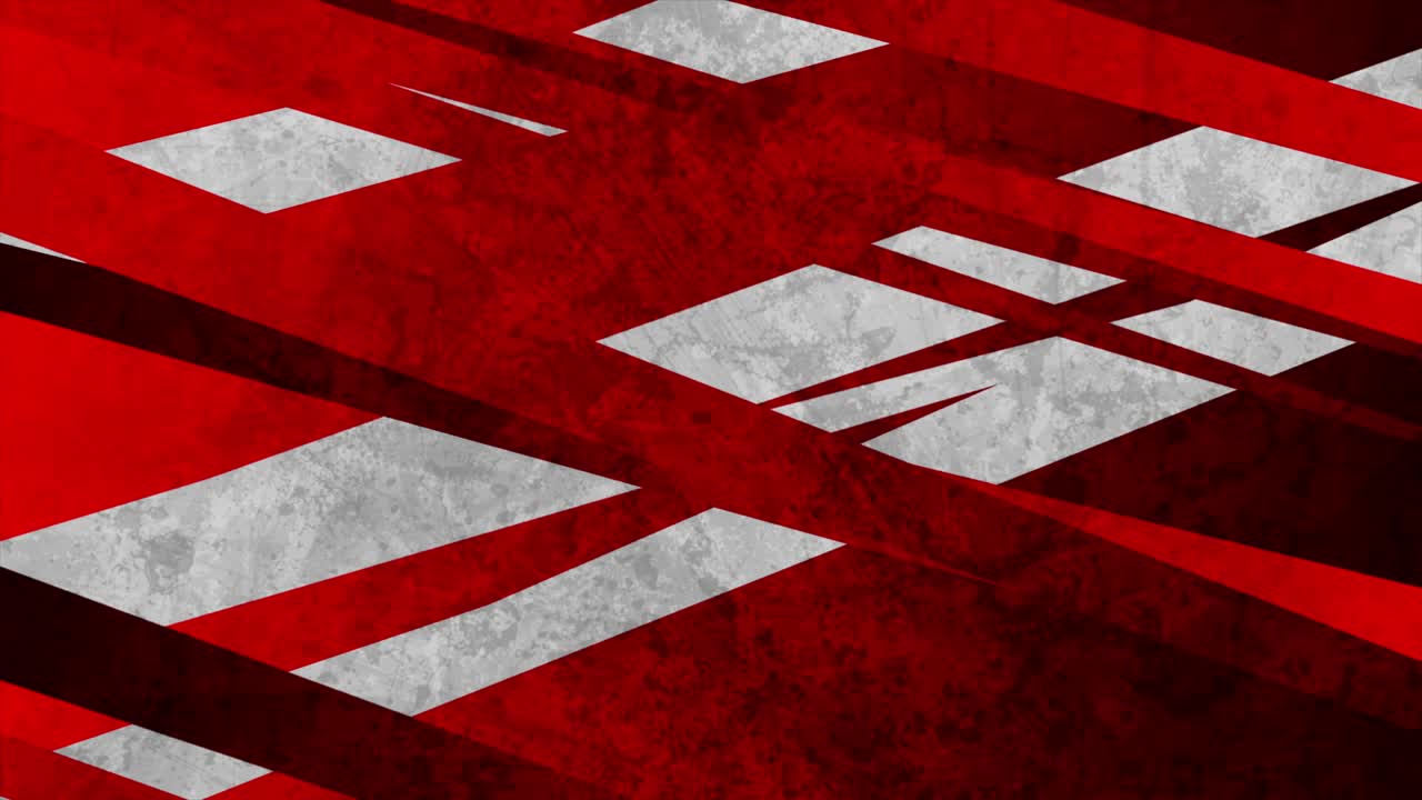 빨간색과 회색 기하학적 추상적인 그룬지 모션 배경