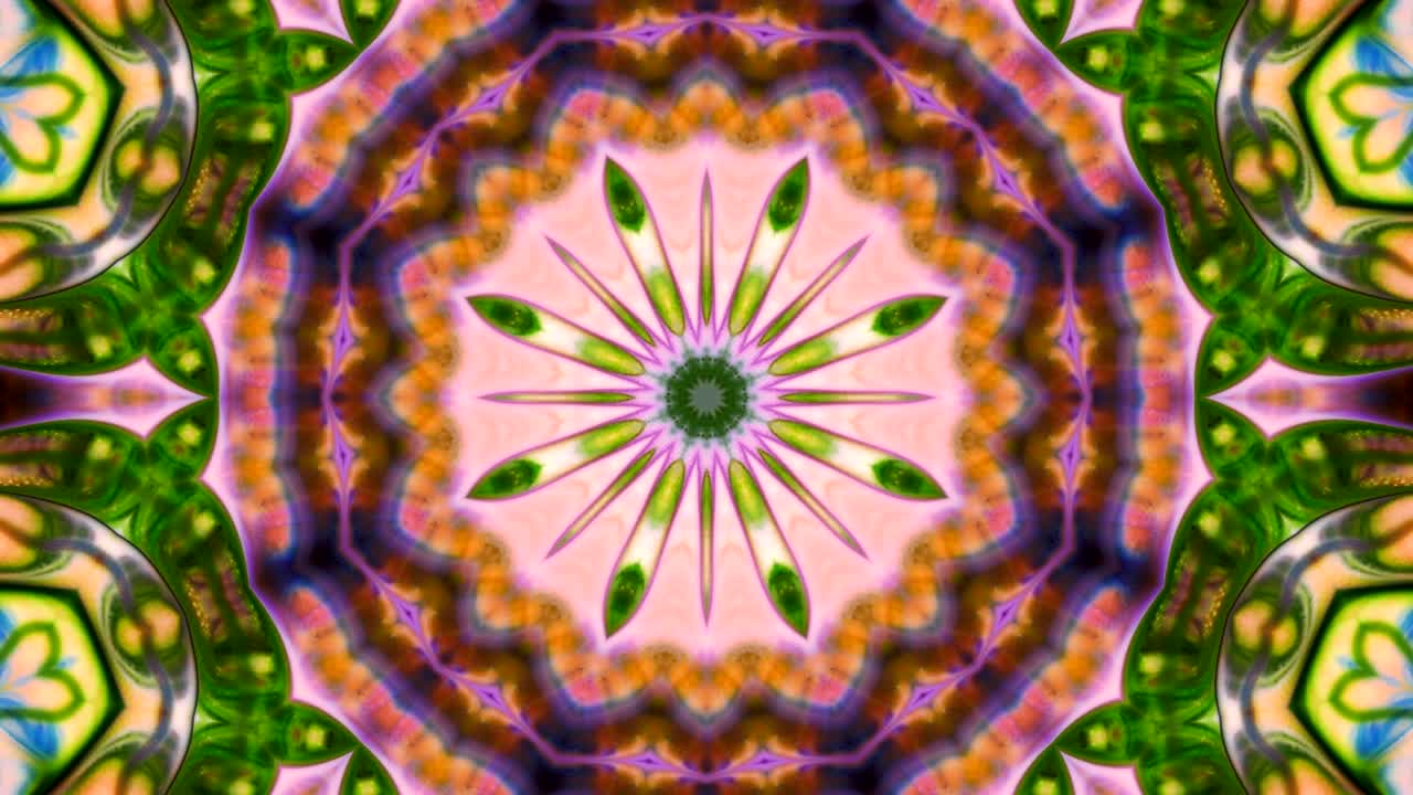 movimiento de fondo de kaleidoscopio abstractamente colorido