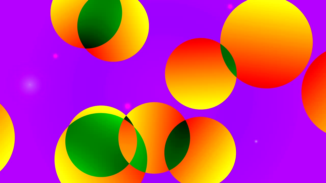 fondo de movimiento abstracto con burbujas de colores