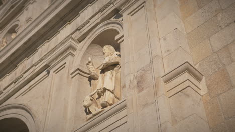 saint mary of the assumption facade in viseu portugal saint medium shot