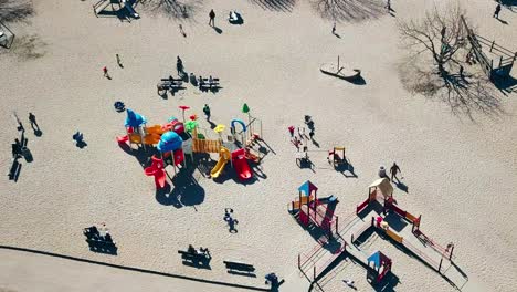 playground aerial shot