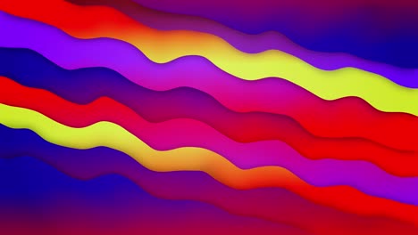 abstract smooth blurred gradient mesh loop background in bright rainbow colors.