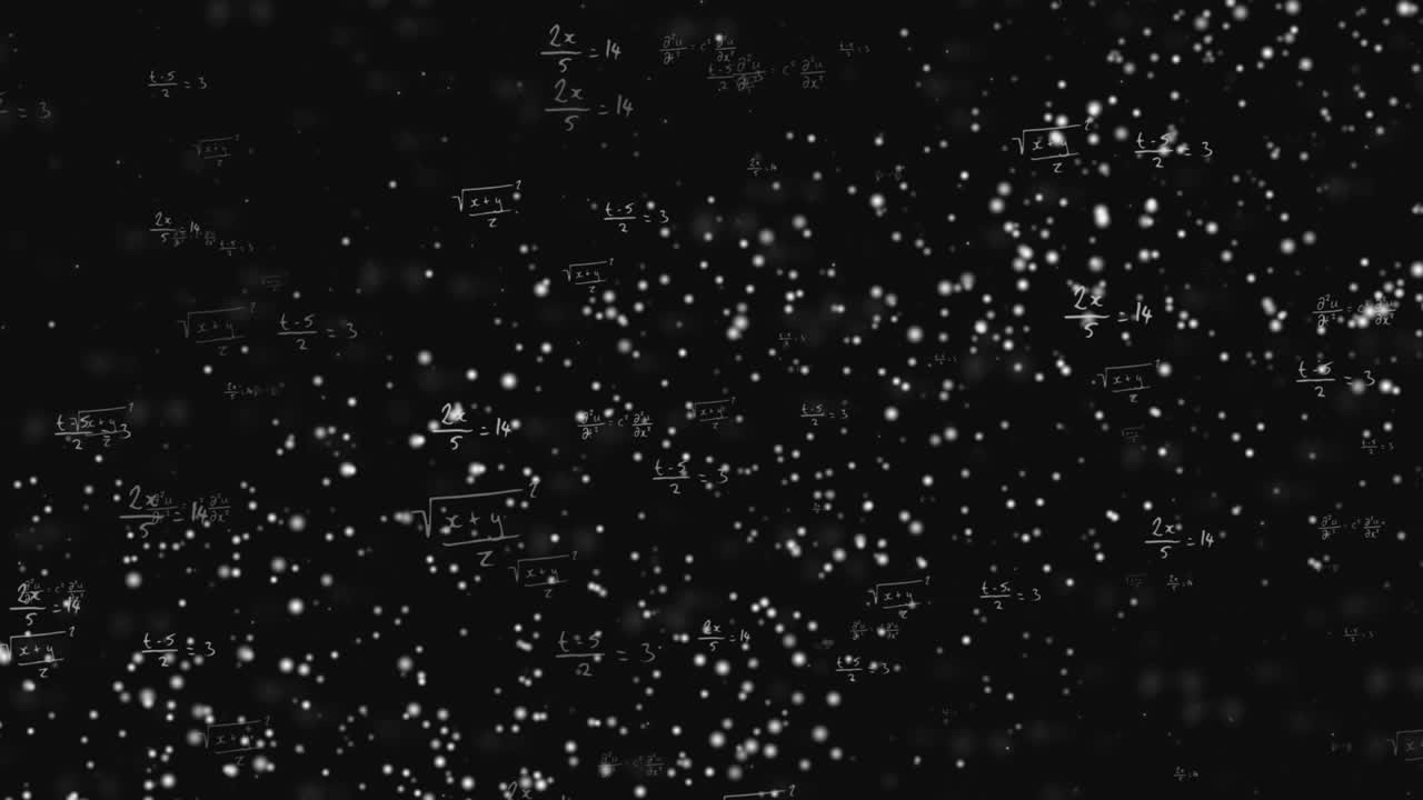 검은색 배경에 데이터 처리 및 dna  ⁇ 의 애니메이션