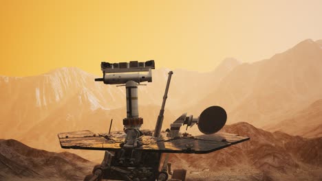 oportunidad de marte explorando la superficie del planeta rojo