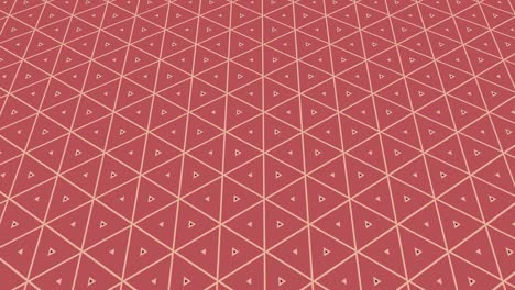 graphic video pattern with geometric figures that tilts up and moves.