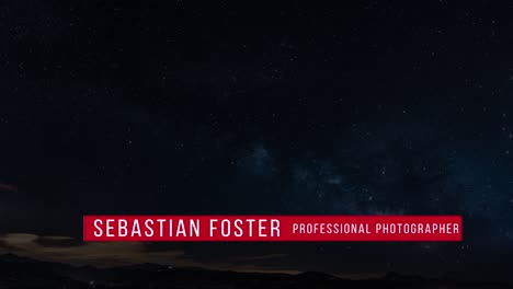 night sky with milky way and name overlay
