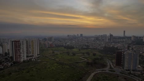 hiperlapso de drones del amanecer