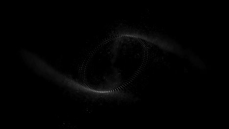 4k formed particle background - loop stock video