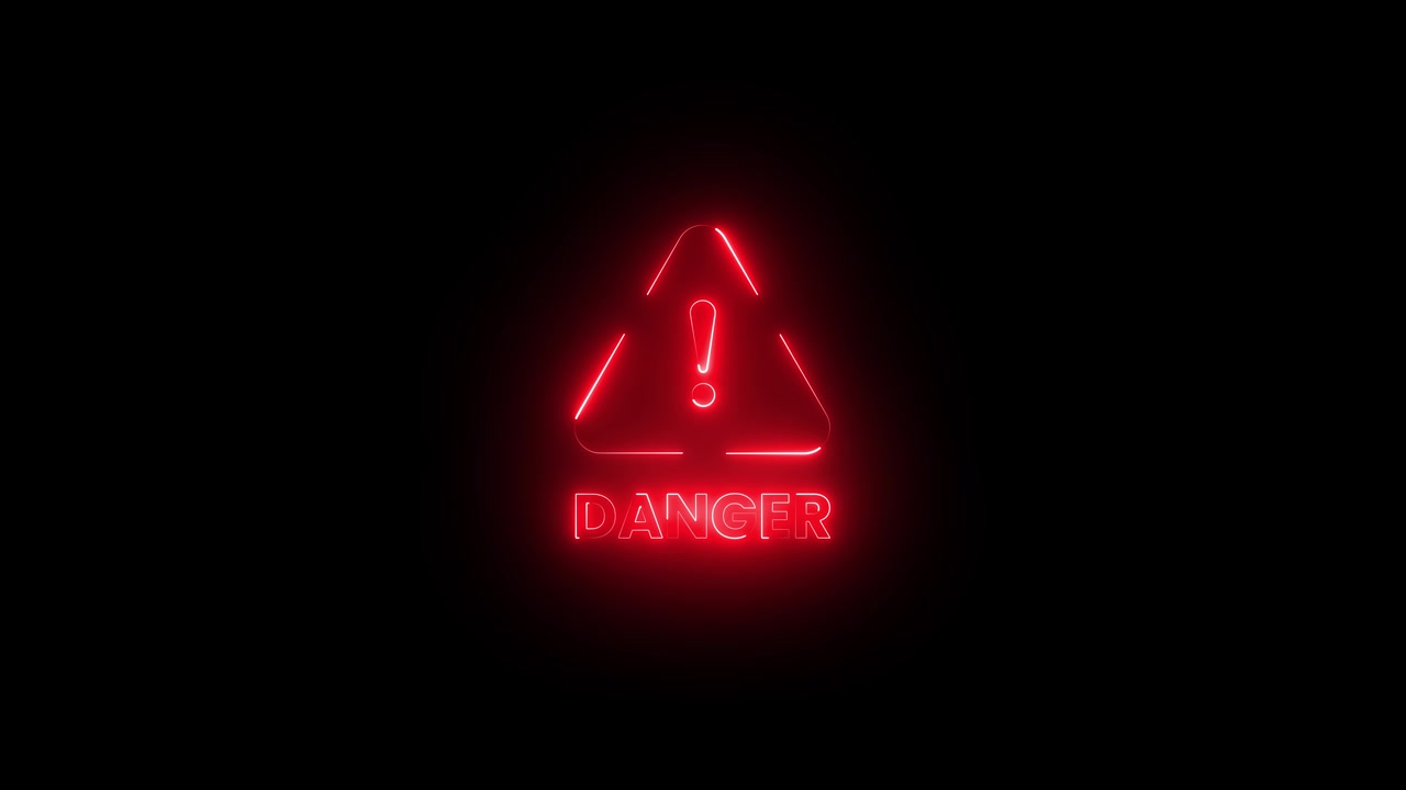 Danger Neon Sign