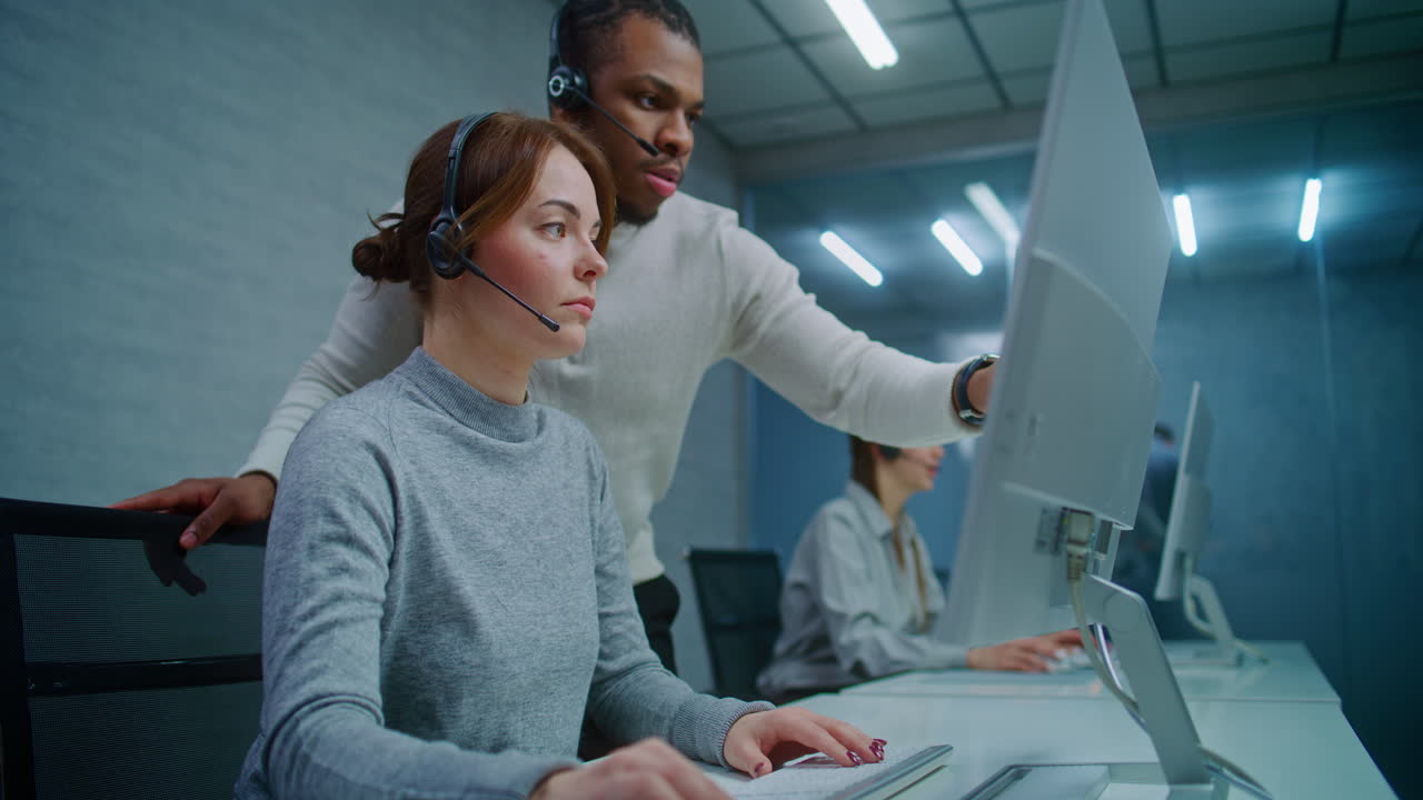 sesión de formación en apoyo al cliente