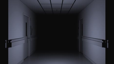 walking inside scary mental hospital with no lights