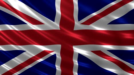 bandera de gran bretaña reino unido reino unido streaming union jack agitando el estandarte nacional inglés bandera británica en bucle 4k uhd