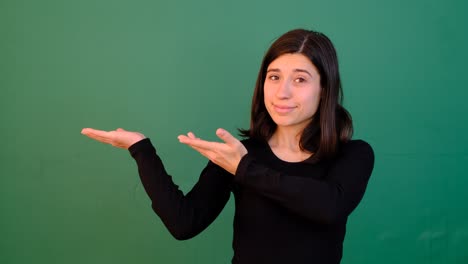 Woman-Pointing-Left