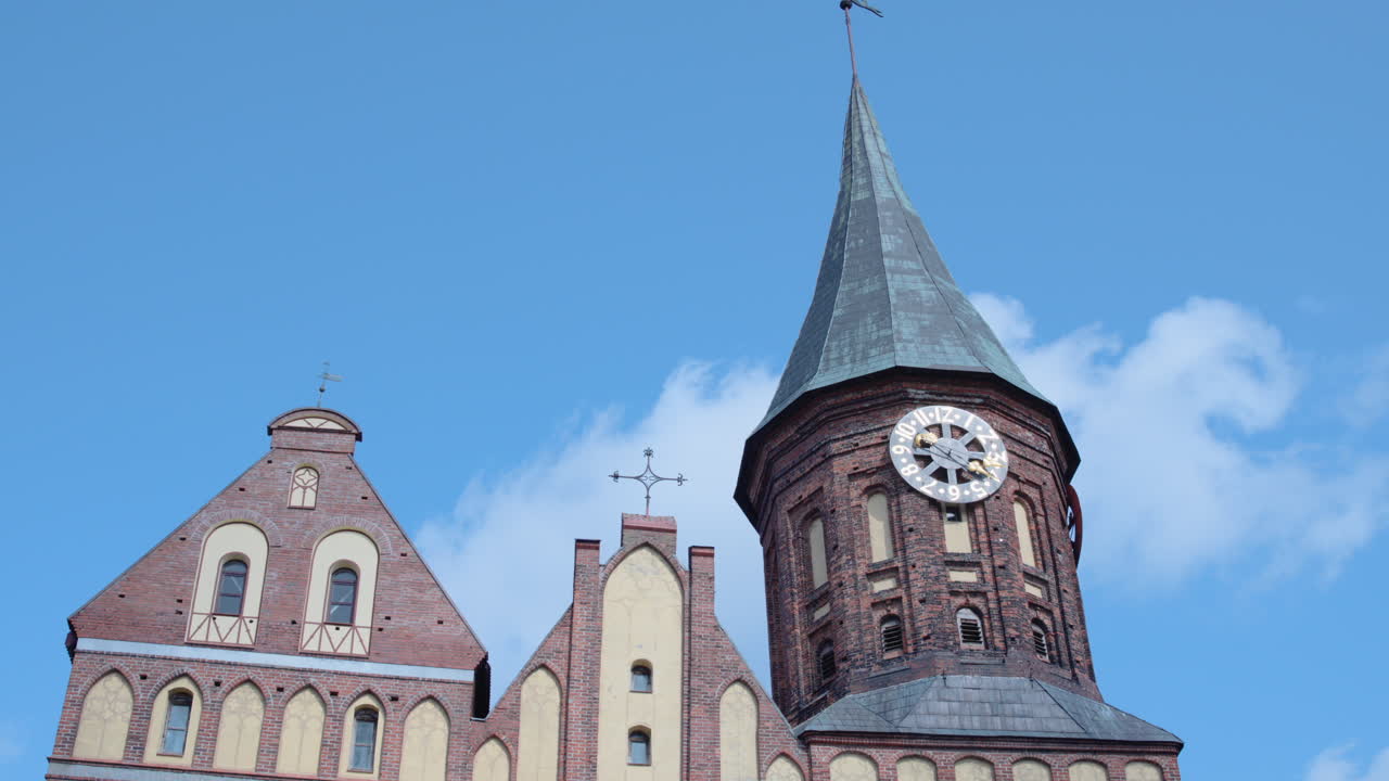 Cathedral architecture against a blue sky